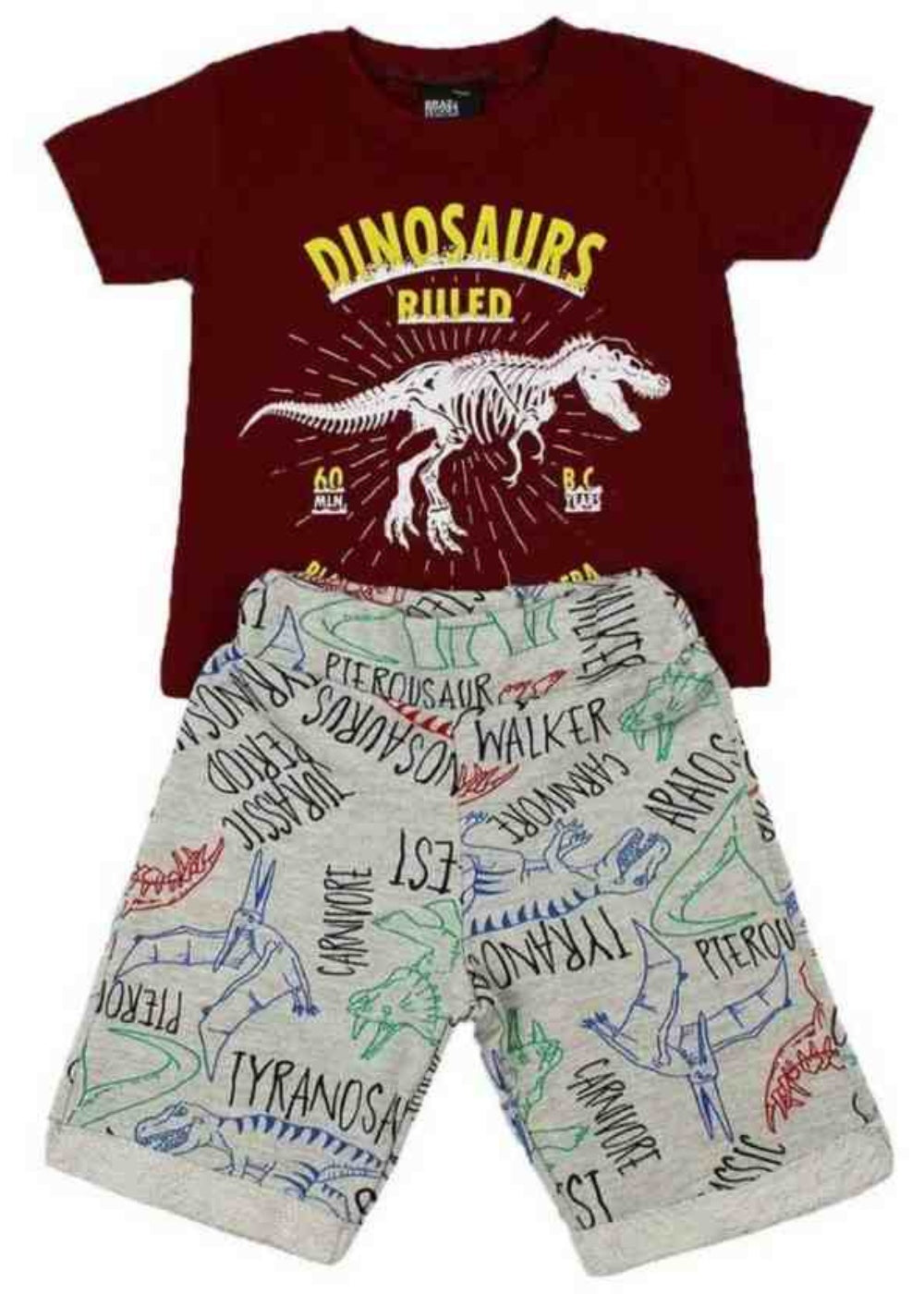Conjunto Infantil Masculino Menino Juvenil Algodão RN A 16 Anos