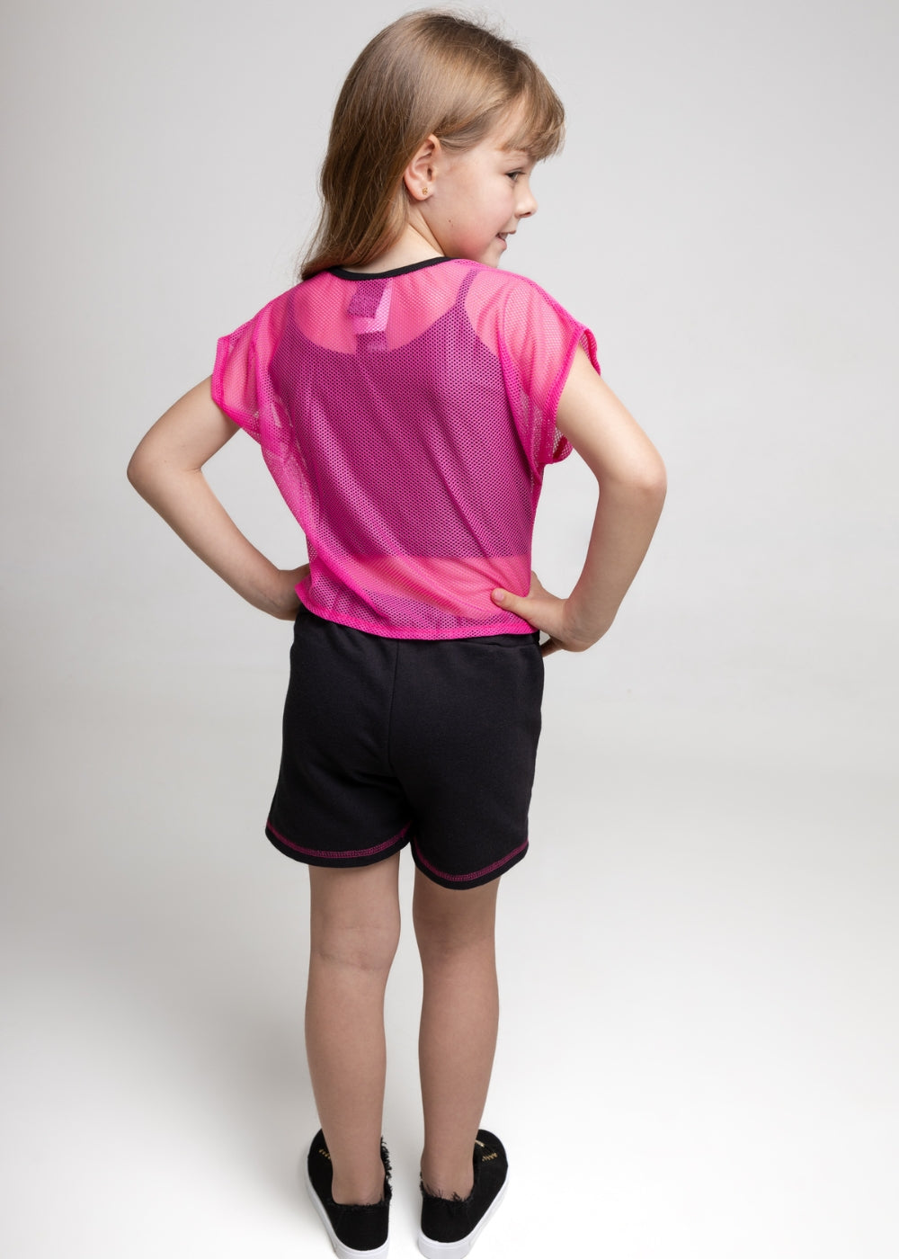 CONJUNTO INFANTIL MENINA SHORT SAIA MENINAS FEMININO ALGODÃO