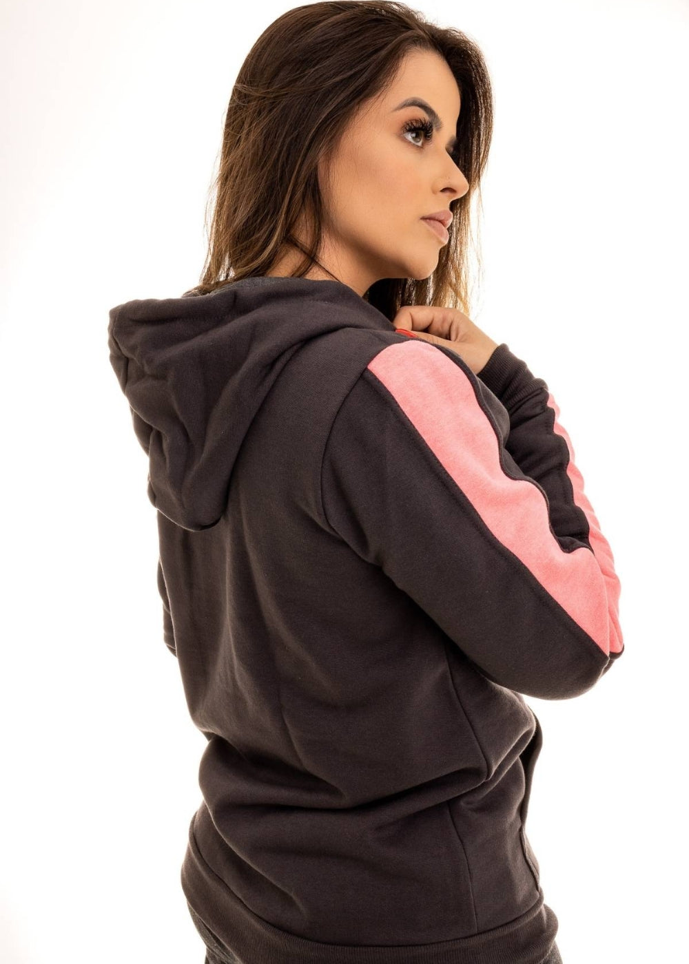 BLUSA FEMININA ADULTO MOLETOM INVERNO