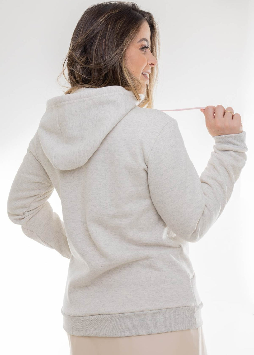 BLUSA FEMININA ADULTO MOLETOM INVERNO