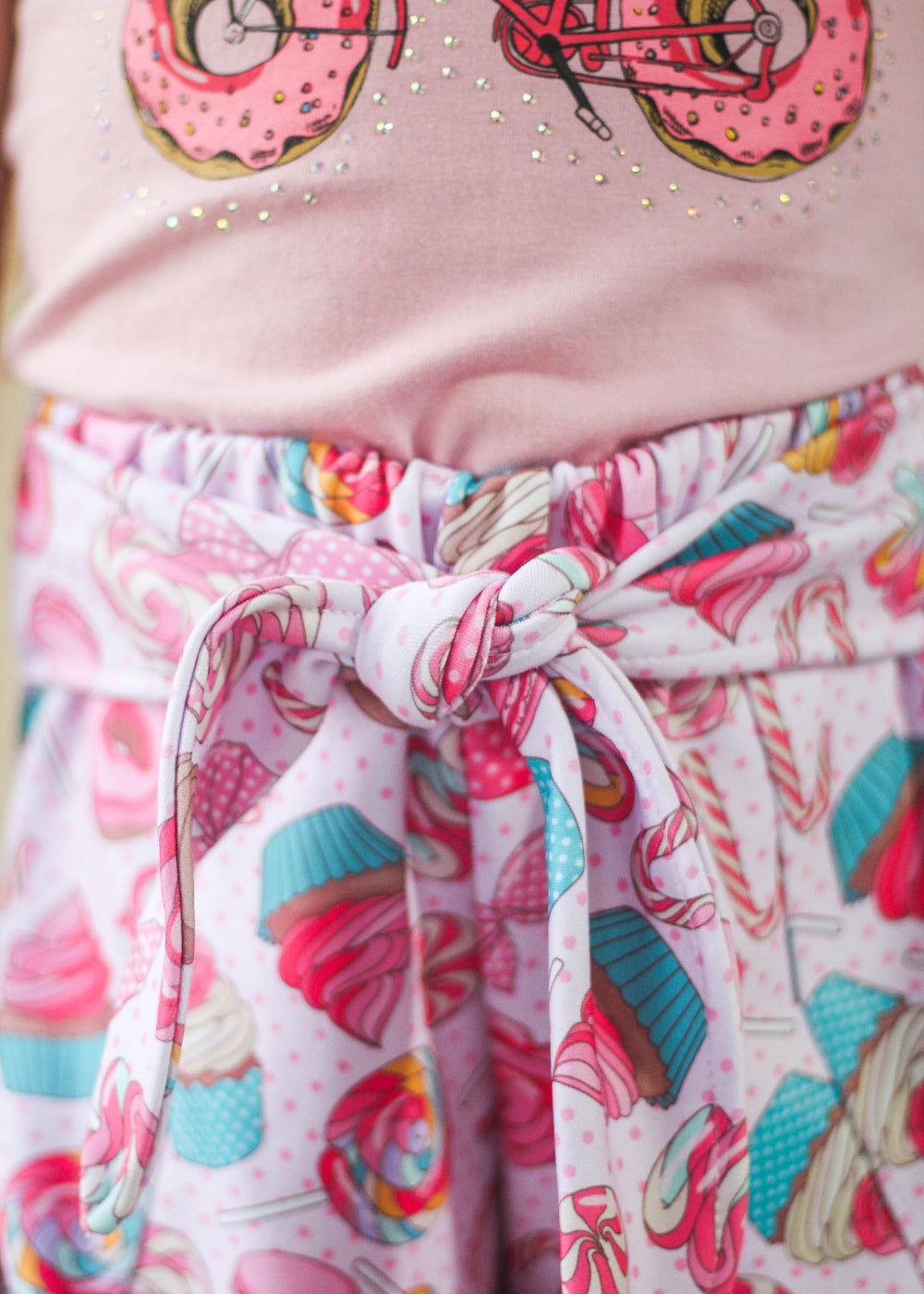 CONJUNTO INFANTIL MENINA SHORT SAIA MENINAS FEMININO ALGODÃO