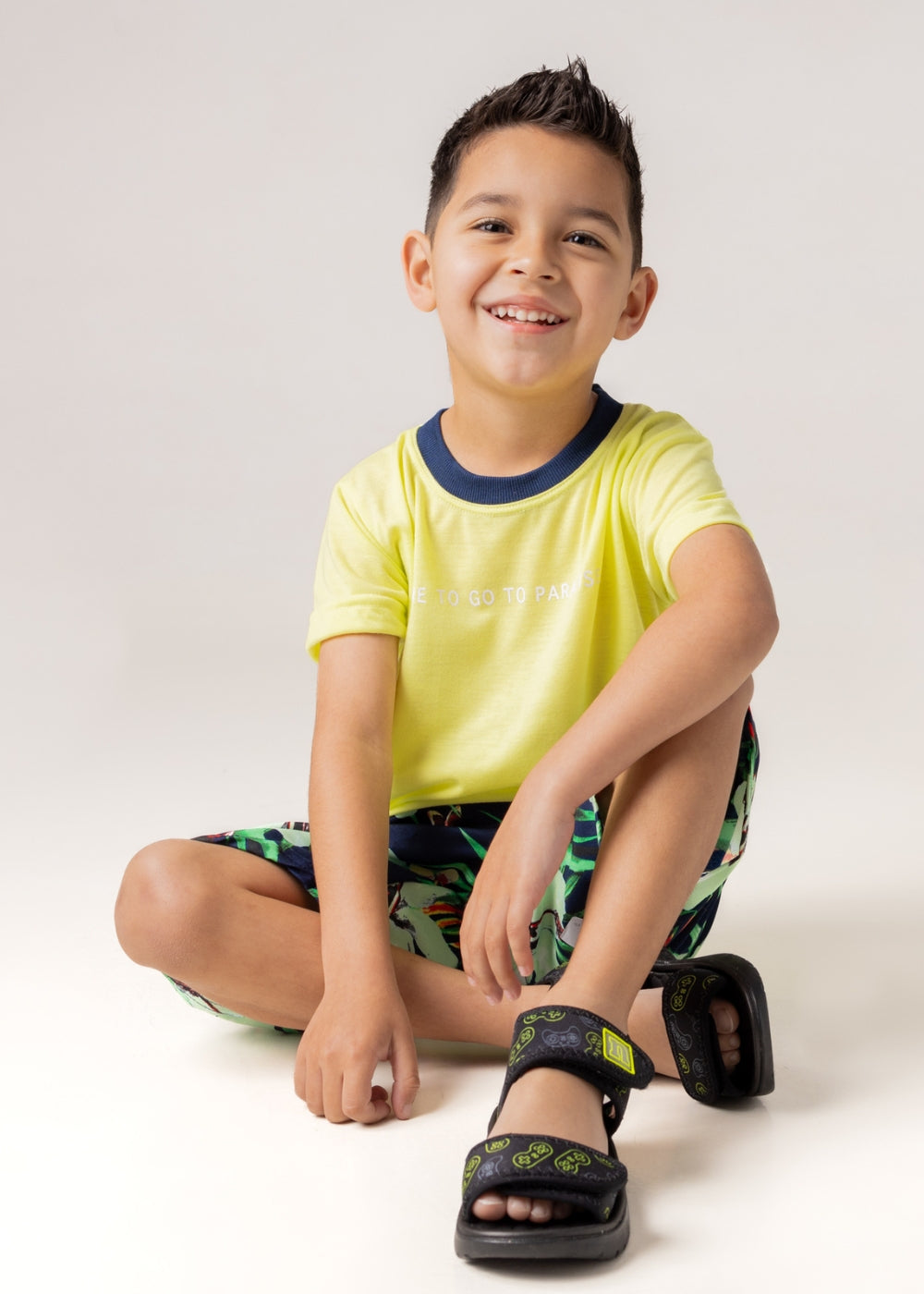 Conjunto Infantil Masculino Meninos Juvenil Camiseta 100% Algodão