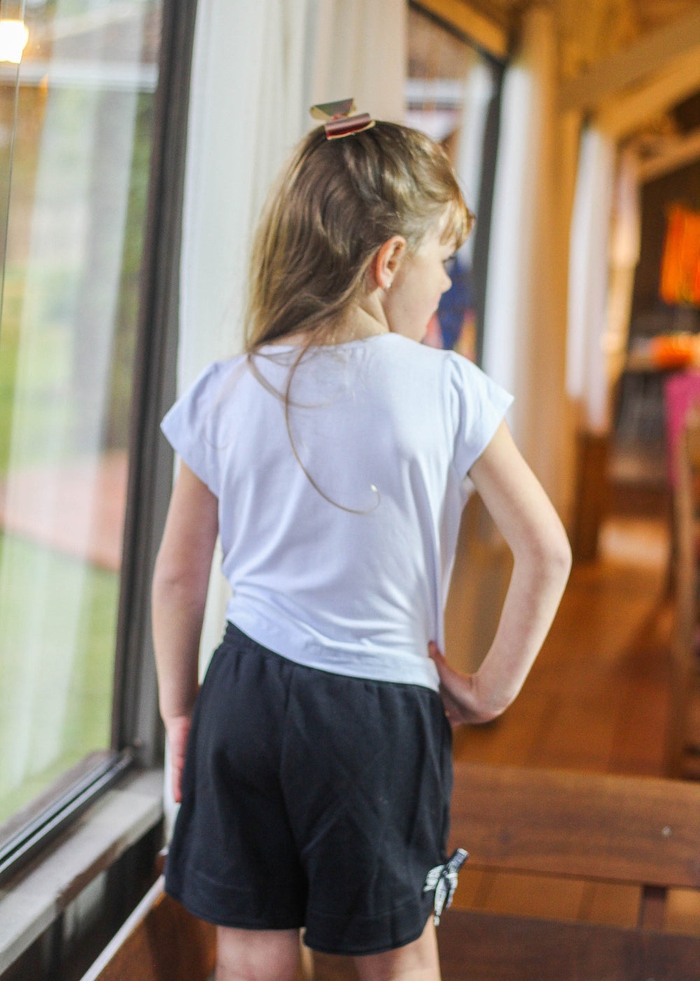 CONJUNTO INFANTIL MENINA SHORT SAIA MENINAS FEMININO ALGODÃO