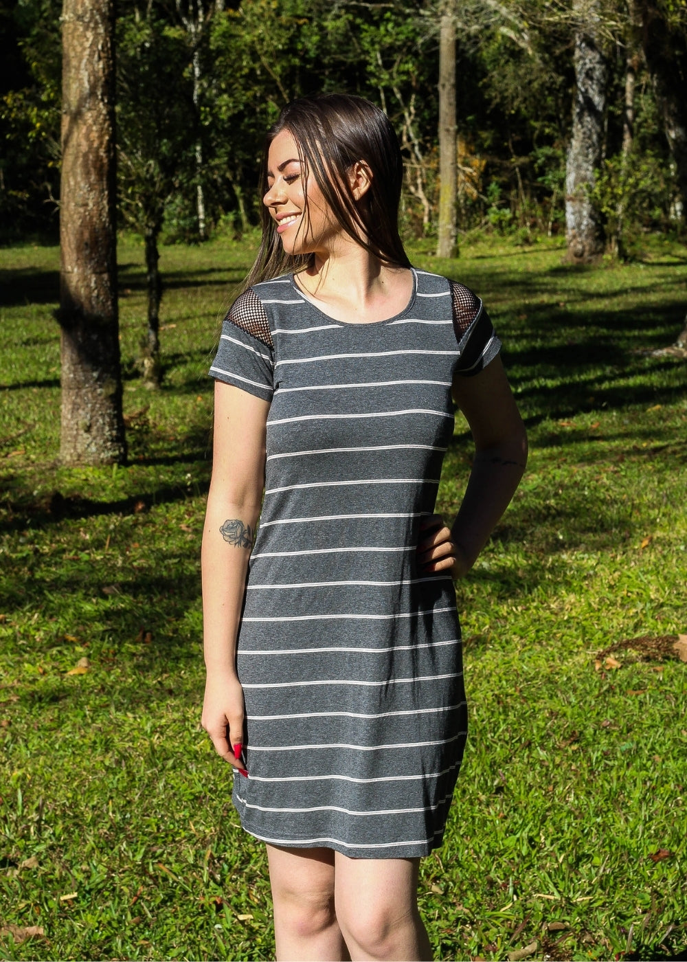 VESTIDO FEMININO ADULTO VERAO