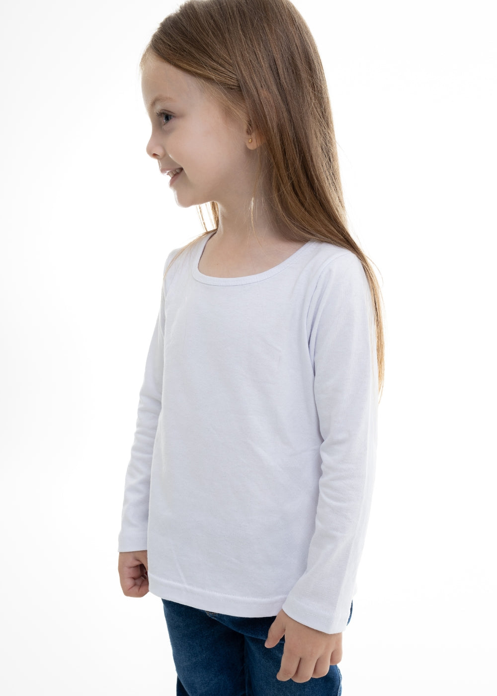 BLUSA INFANTIL MANGA LONGA MENINAS FEMININA JUVENIL ALGODÃO