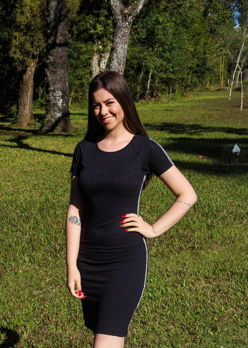 VESTIDO FEMININO ADULTO VERAO