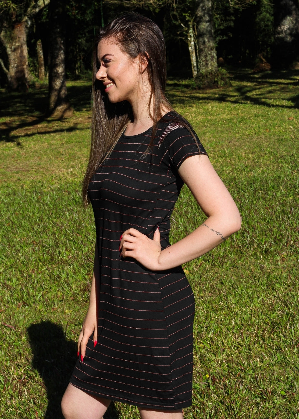 VESTIDO FEMININO ADULTO VERAO