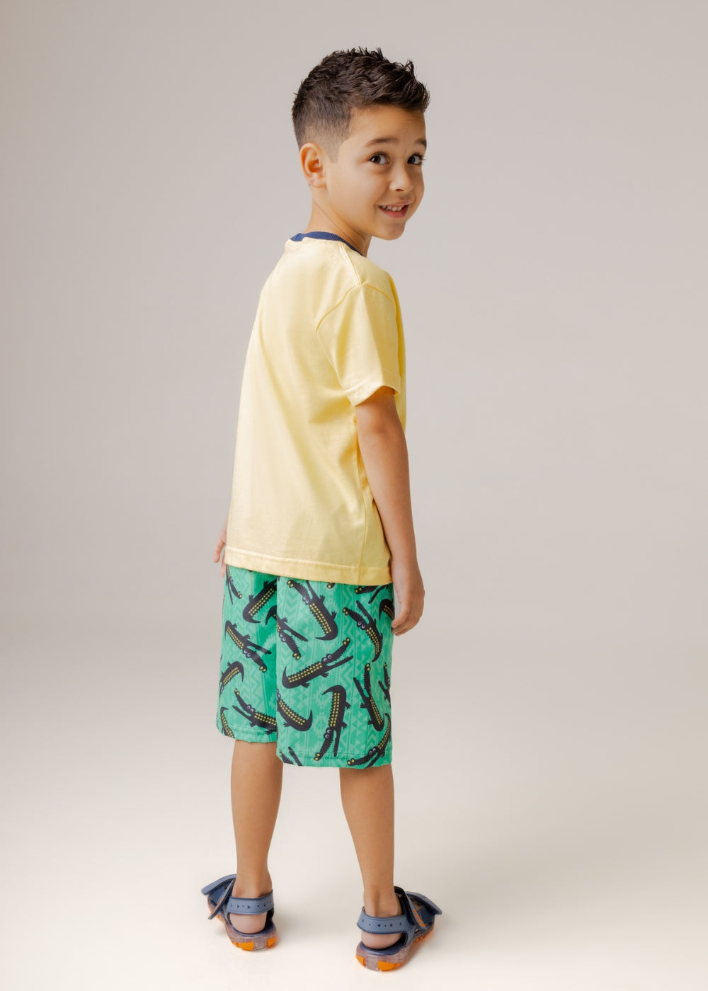 Conjunto Infantil Masculino Meninos Juvenil Camiseta 100% Algodão