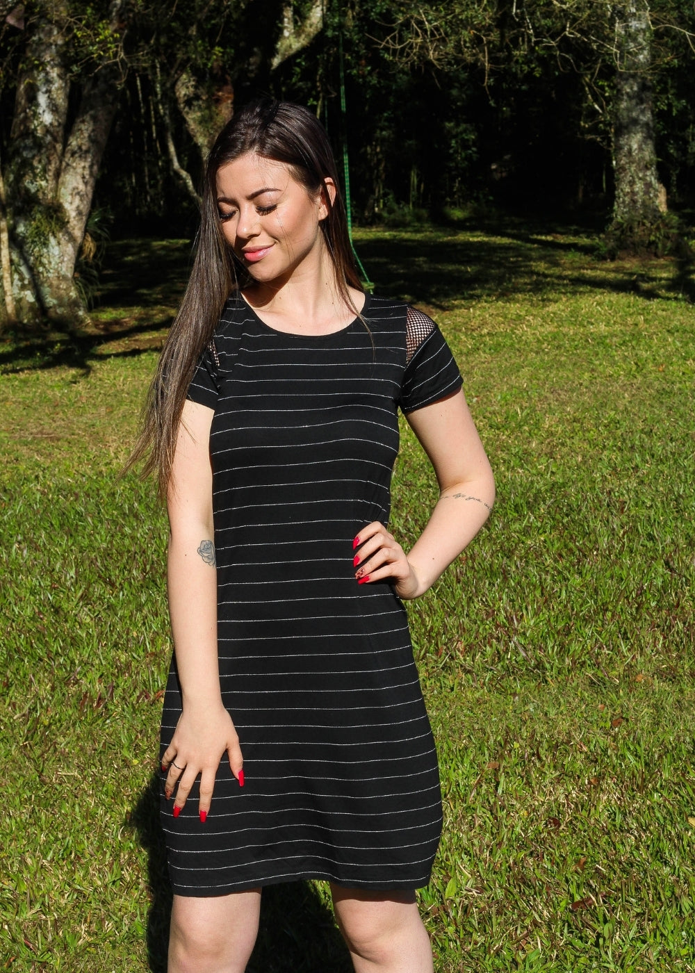VESTIDO FEMININO ADULTO VERAO
