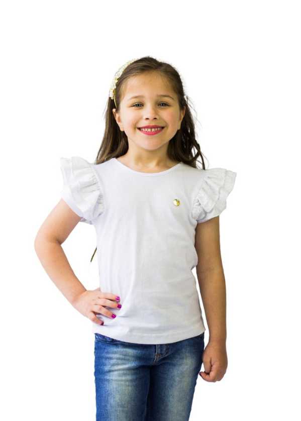 Blusa Infantil Feminina Juvenil Menina 1 Ano A 16 Anos Verao