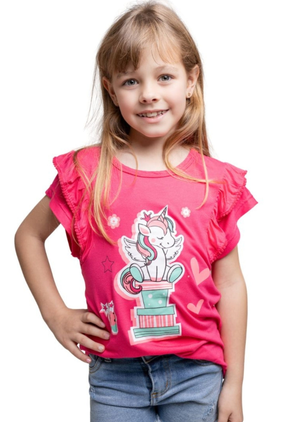 Blusa Infantil Feminina Juvenil Menina 1 Ano A 16 Anos Verao
