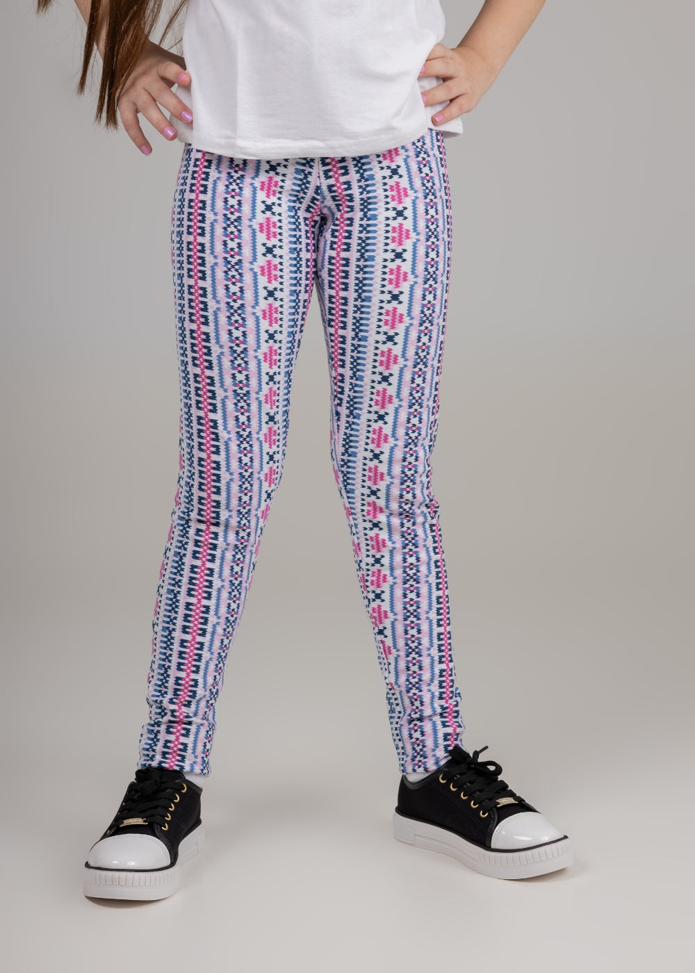 Calça Legging Infantil Feminina Meninas Juvenil Estampada Longa