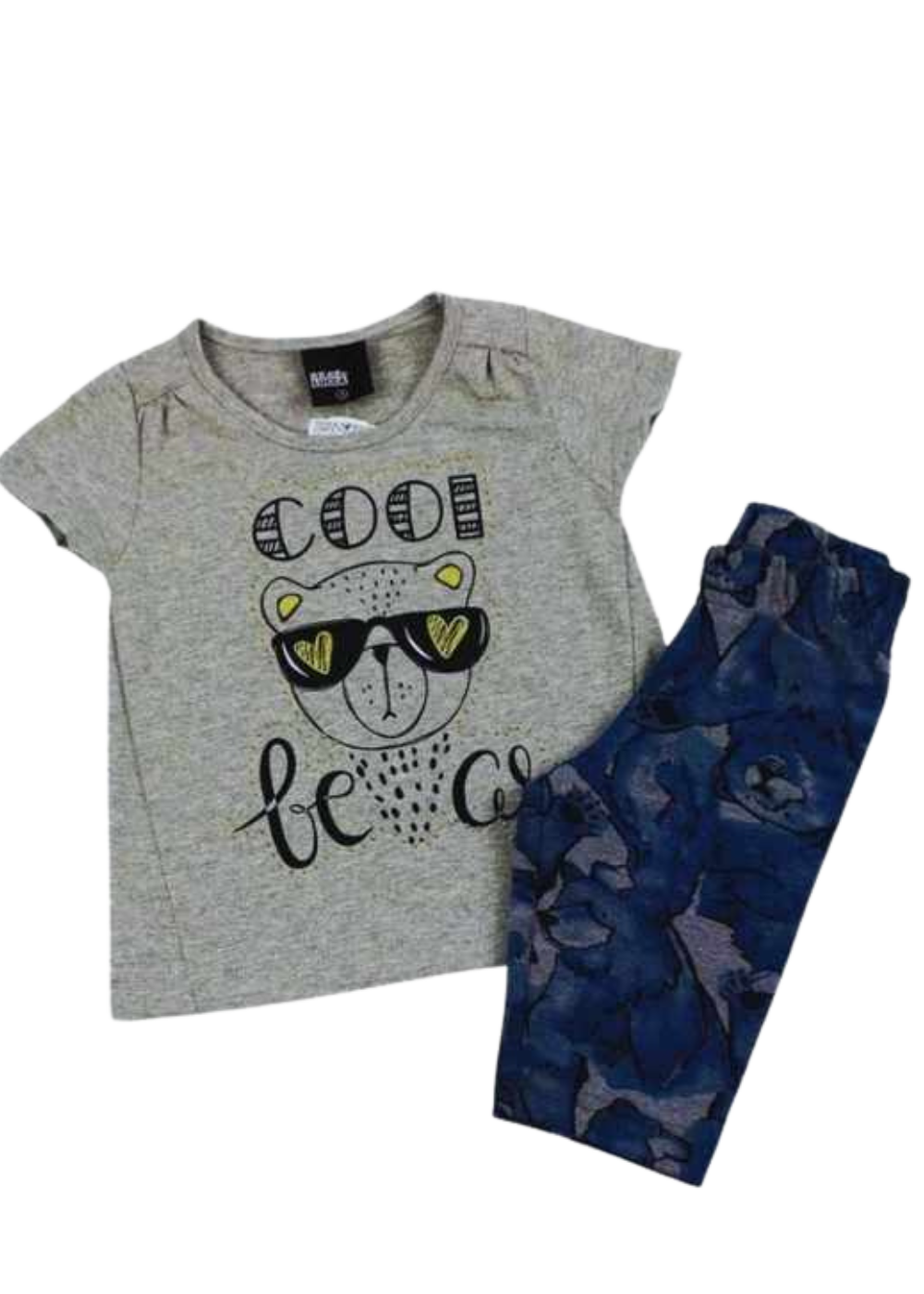 CONJUNTO INFANTIL MENINA SHORT SAIA MENINAS FEMININO ALGODÃO