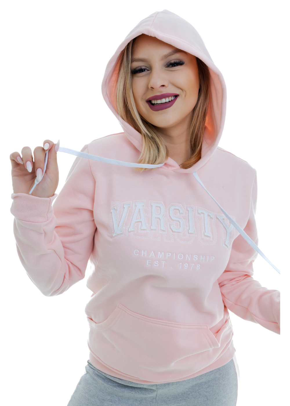 BLUSA FEMININA ADULTO MOLETOM INVERNO