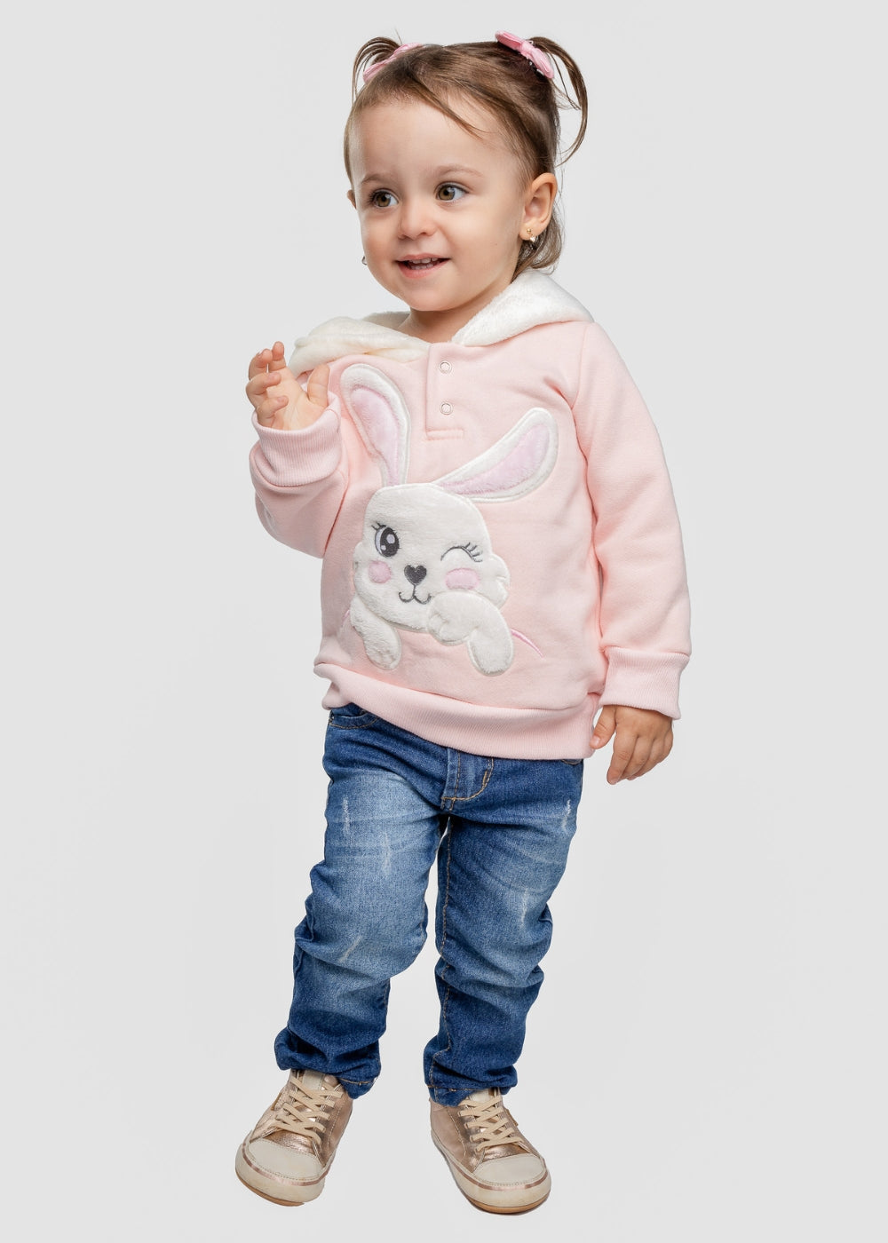 Blusa Moletom Infantil Meninas Inverno