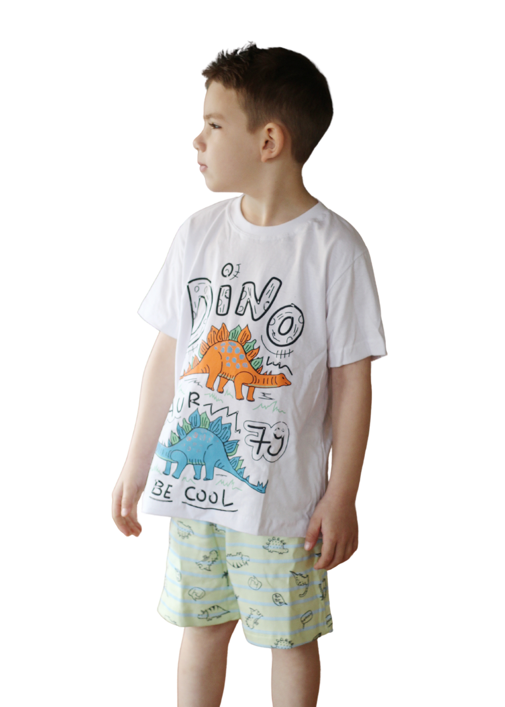Pijama Infantil Masculino Meninos Juvenil Algodão Verao