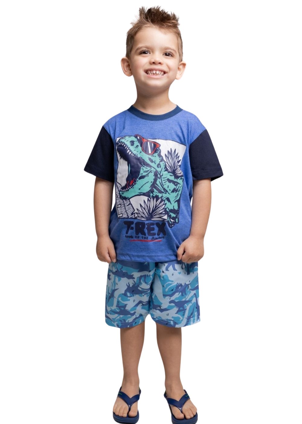 Conjunto Infantil Masculino Menino Juvenil Algodão RN A 16 Anos