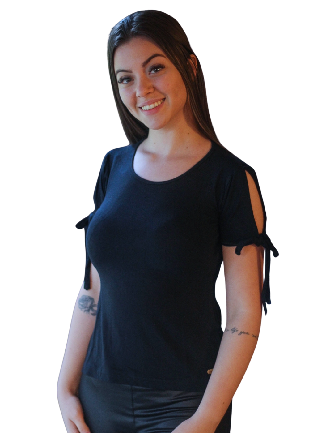 BLUSA FEMININA CURTA ADULTA VERÃO VISCOSE/ELASTANO