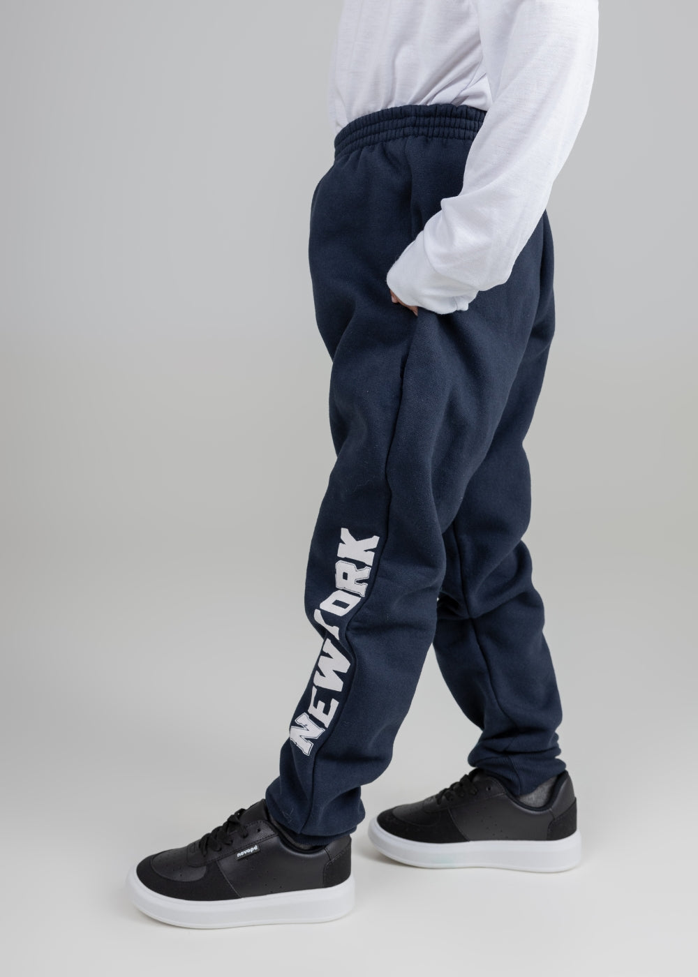Calça Moletom Infantil Masculina Meninos Juvenil De Frio Inverno