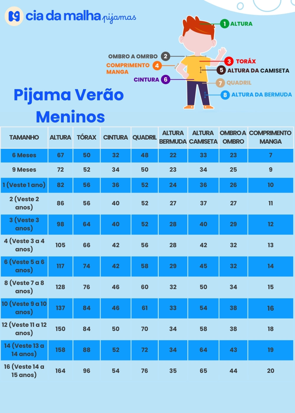 Pijama Infantil Masculino Meninos Juvenil Algodão Verao