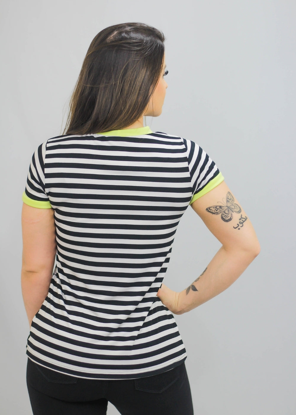 Blusa Feminina Basica Manga Curta Adulto Viscose/elastano