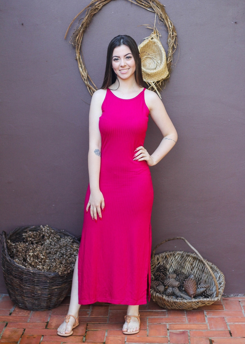VESTIDO FEMININO ADULTO VERAO