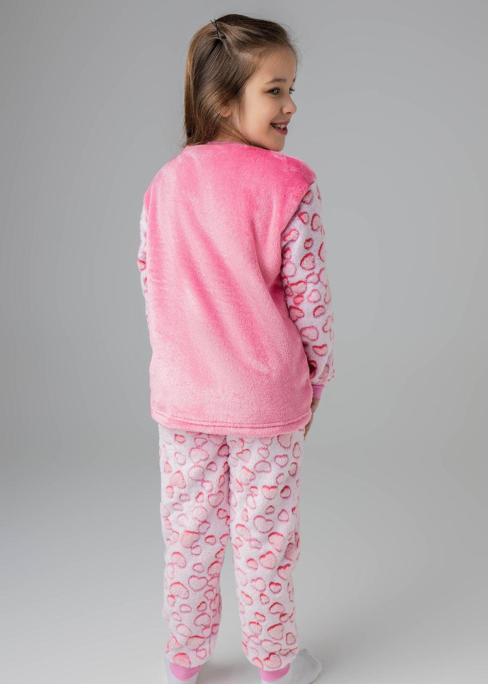 Pijama Infantil Meninas Inverno Fleece Soft Longo - Novo