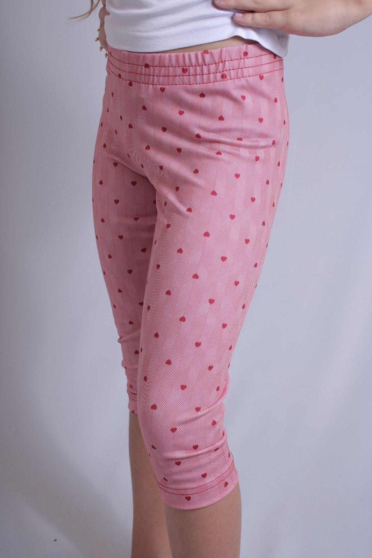 Calça Legging Infantil Feminina Meninas Juvenil Estampada Curta