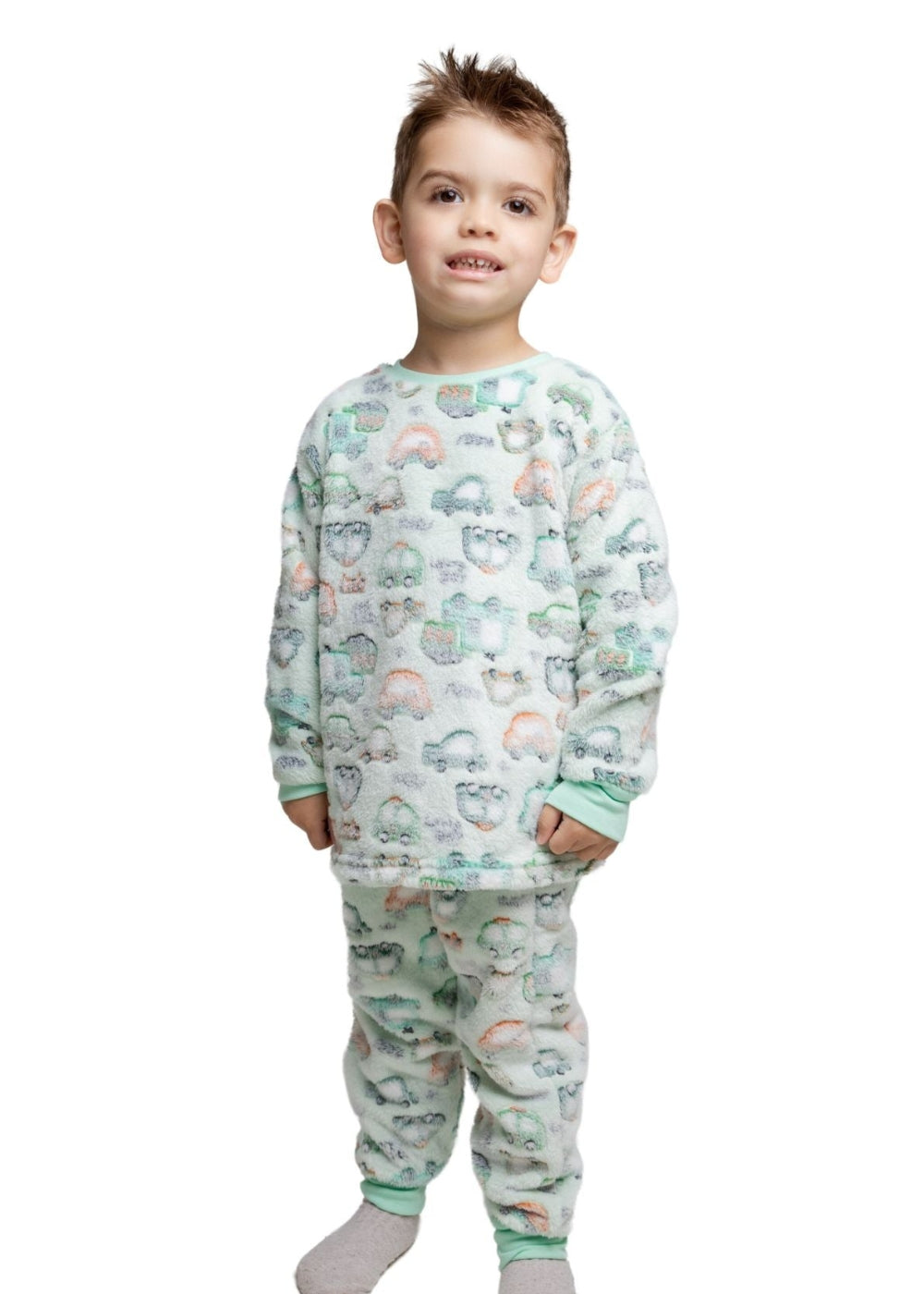 Pijama Infantil Menino Inverno Fleece Soft Longo - Novo