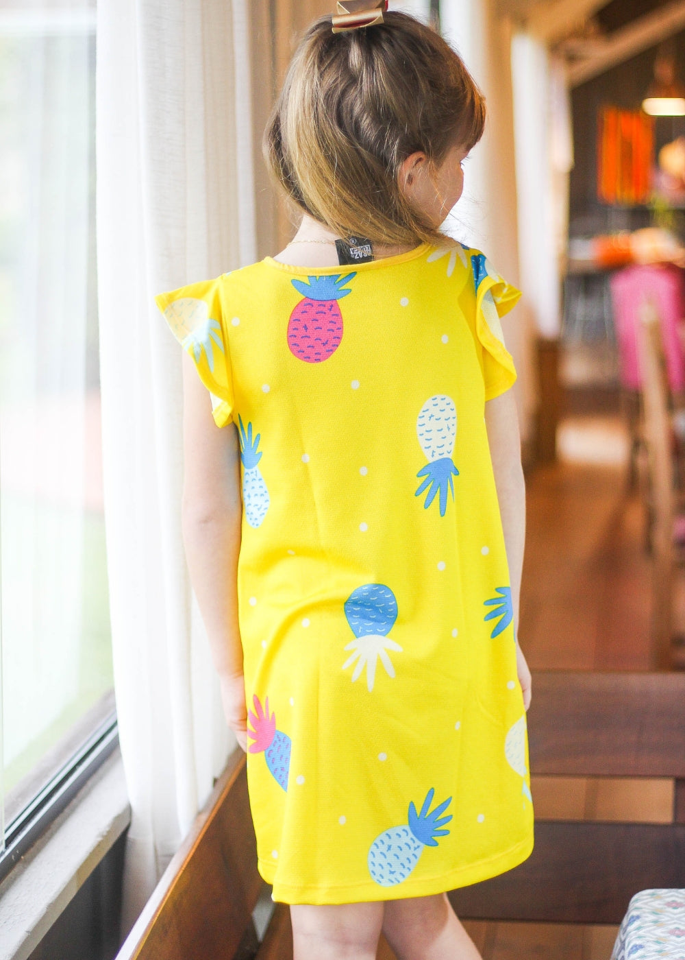 VESTIDO INFANTIL FEMININO MENINAS JUVENIL POLYESTER/ELASTANO