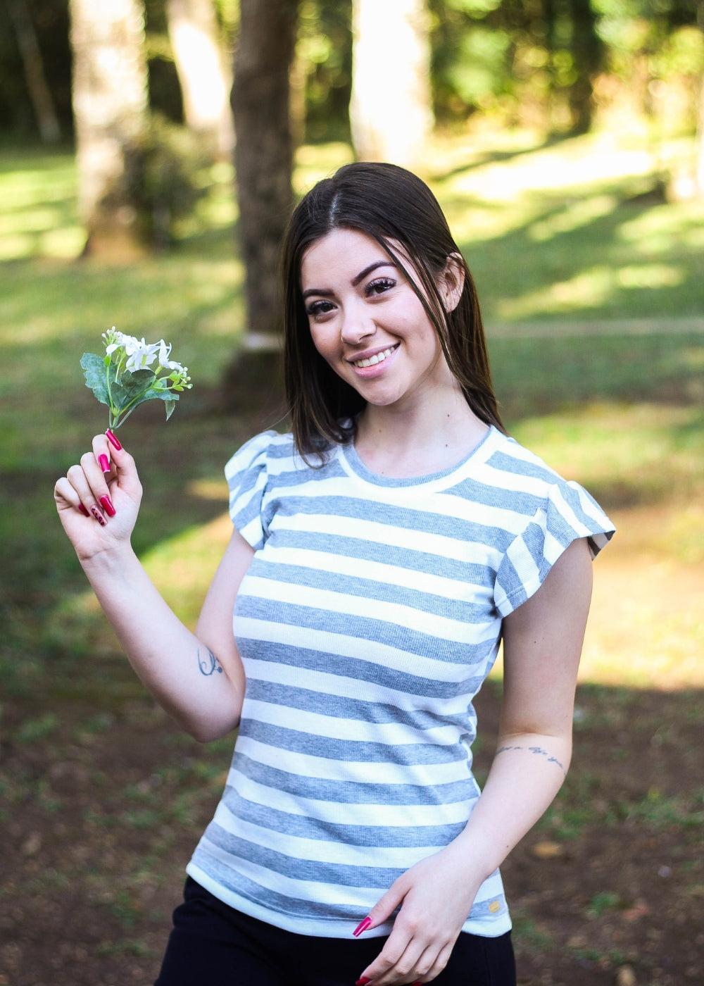 Blusa Feminina Adulta Algodão Verão