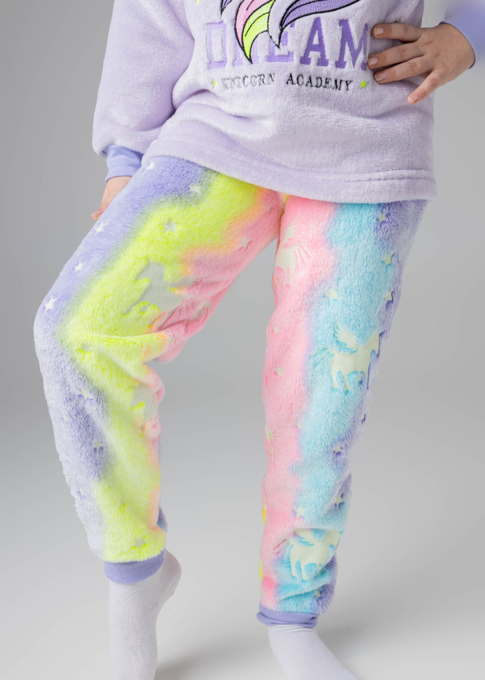 Pijama Infantil Meninas Inverno Fleece Soft Longo - Novo