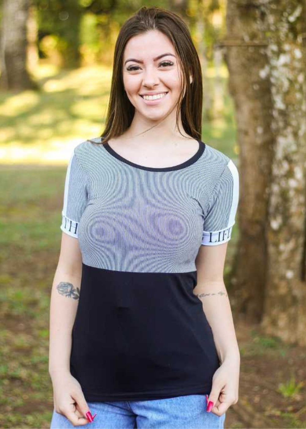 Blusa Feminina Adulta Algodão Verão