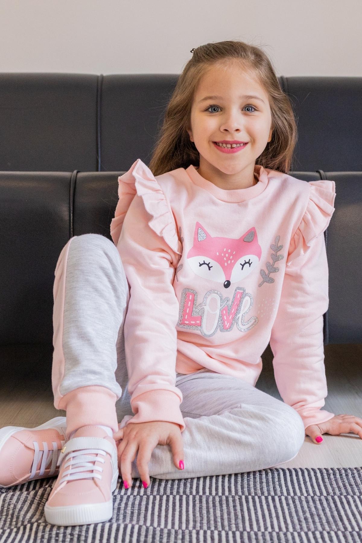 Conjunto Inverno Moletom Feminino Infantil