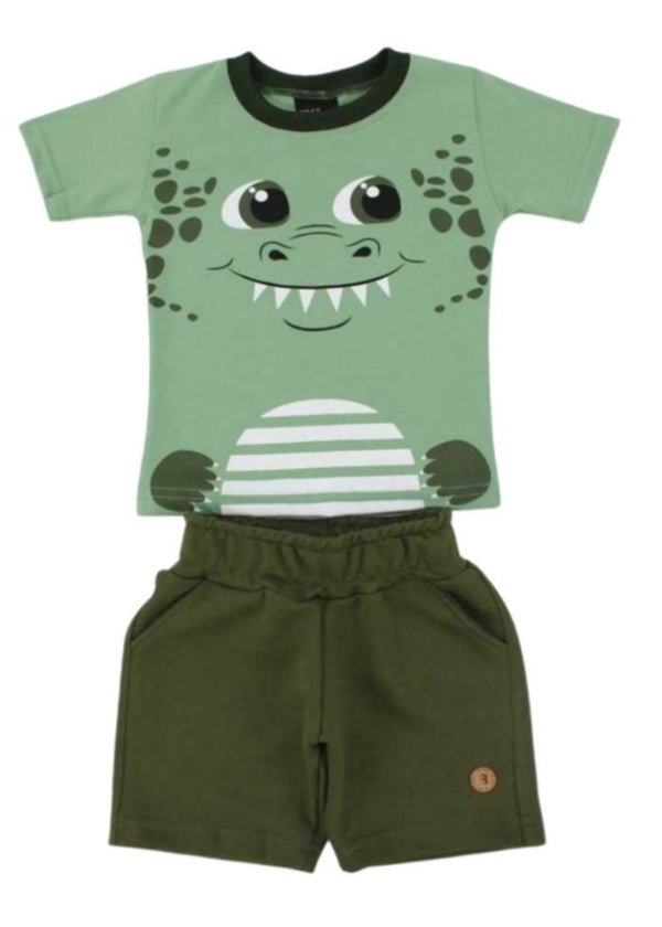 Conjunto Infantil Masculino Menino Juvenil Algodão RN A 16 Anos
