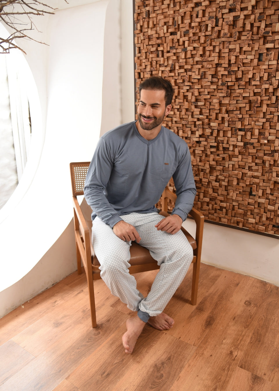 Pijama Masculino Moletinho Adulto