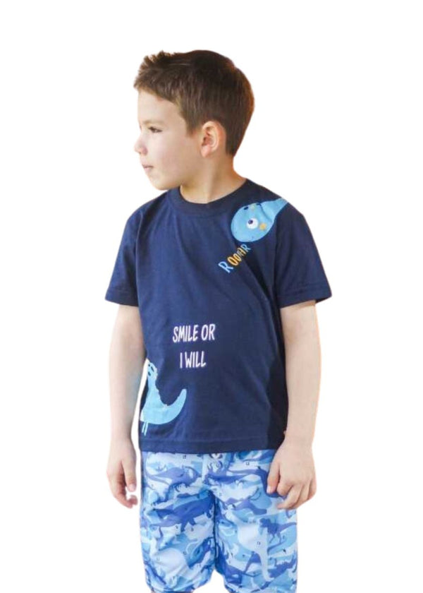 Conjunto Infantil Masculino Meninos Juvenil Camiseta 100% Algodão