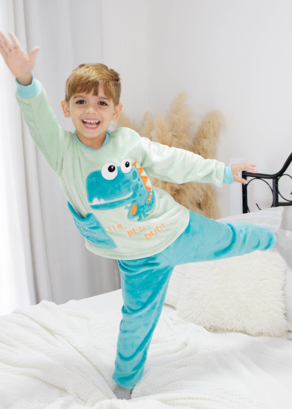 Pijama Infantil Menino Inverno Fleece Soft Longo - Novo