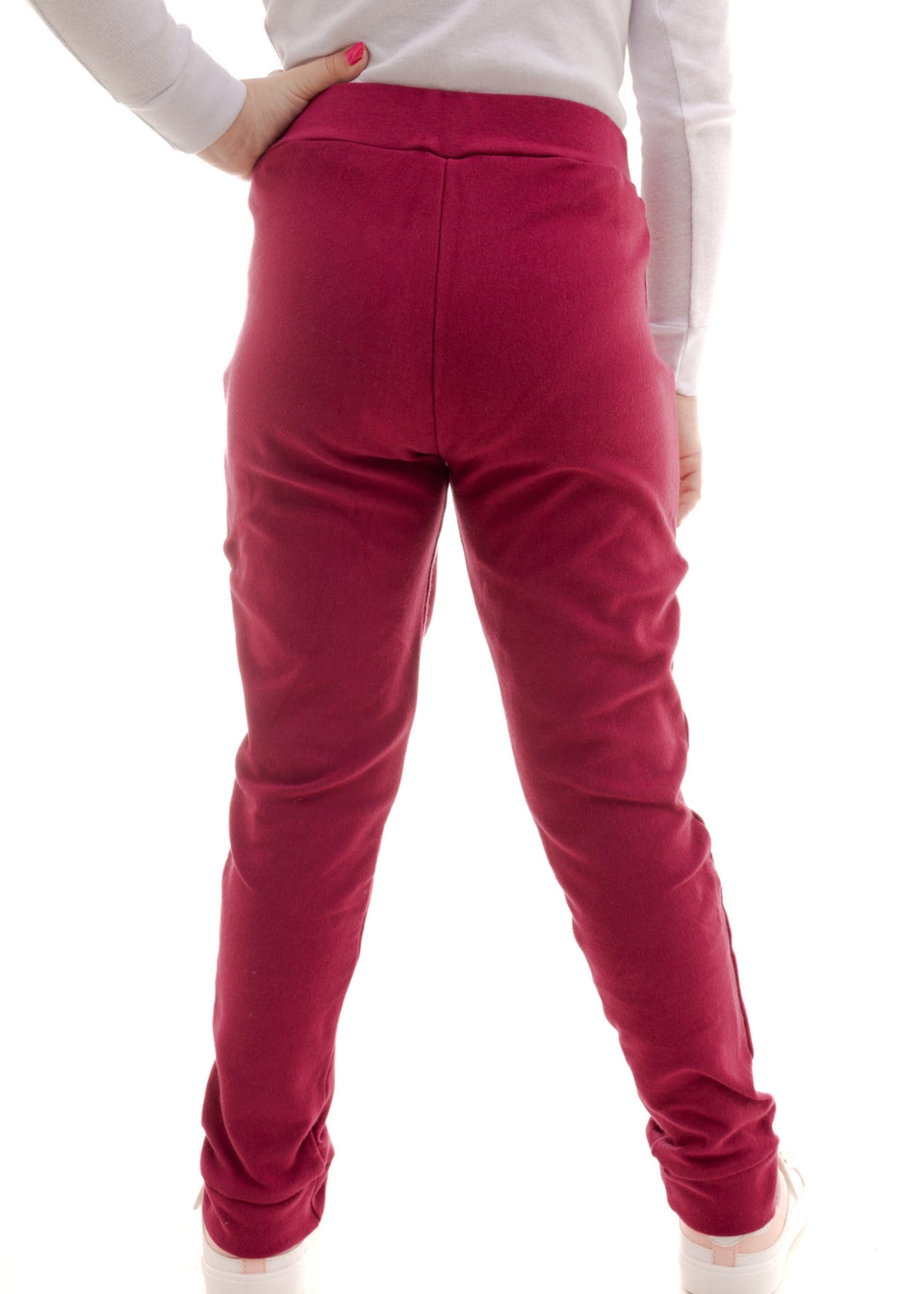 Calça Moletom Feminino Infantil Menina Juvenil Quente Para O Frio