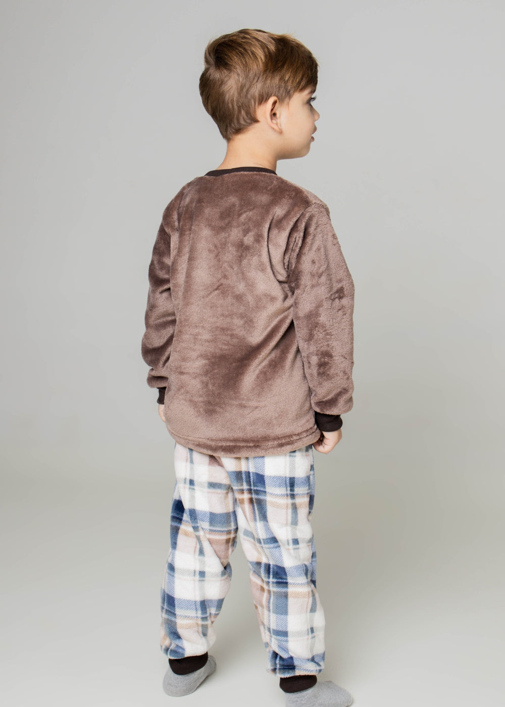 Pijama Infantil Menino Inverno Fleece Soft Longo - Novo