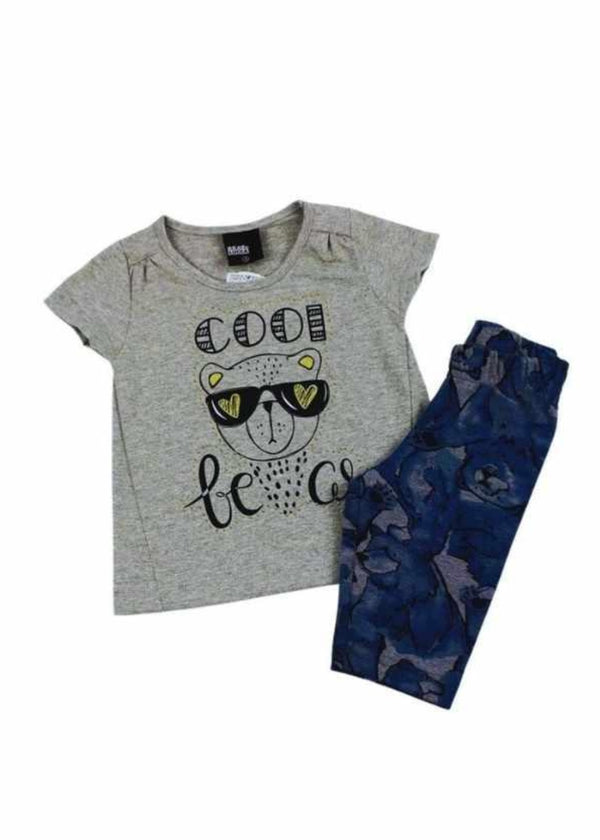 CONJUNTO INFANTIL MENINA SHORT SAIA MENINAS FEMININO ALGODÃO