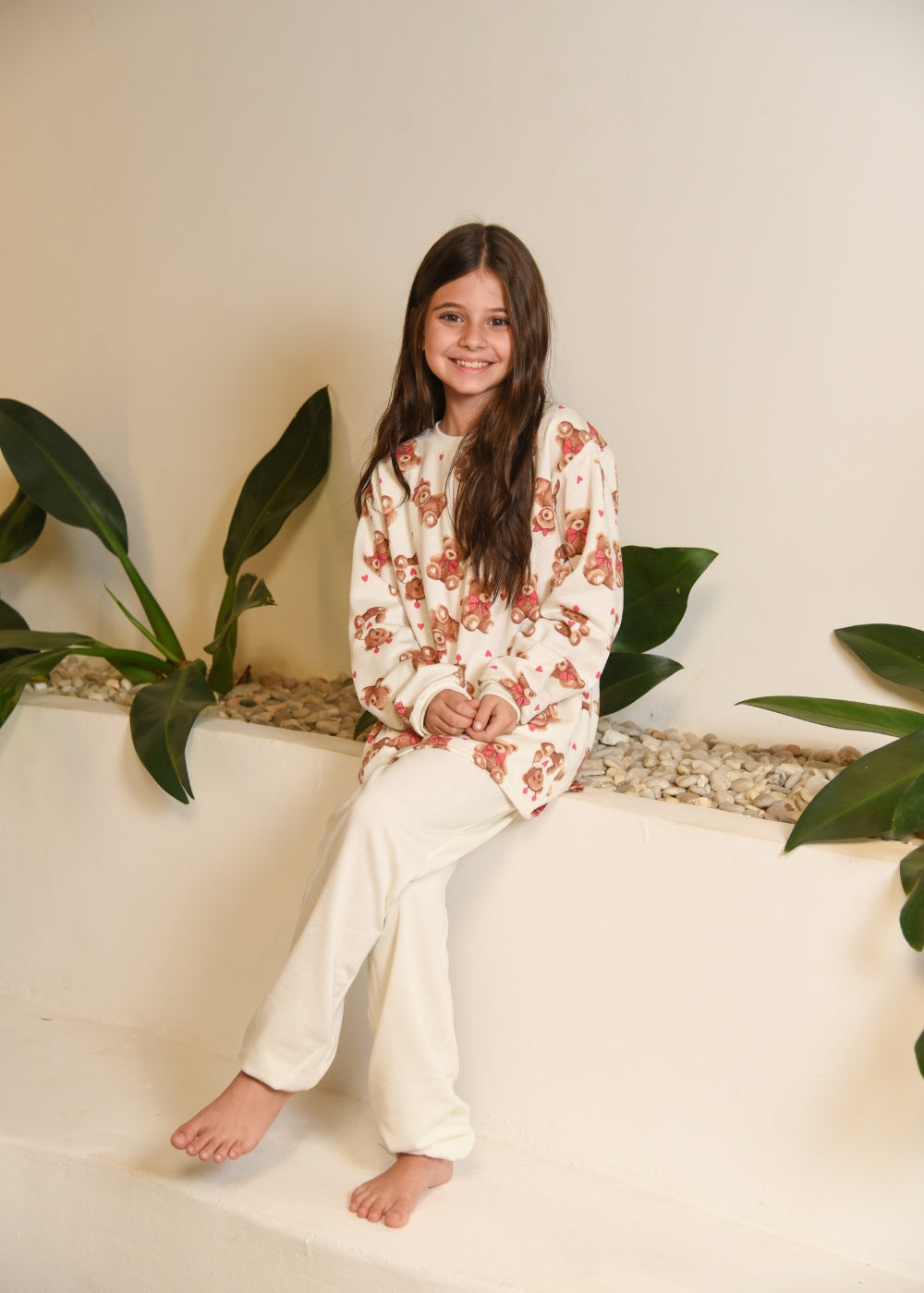 PIJAMA INFANTIL MENINAS MOLETINHO INVERNO