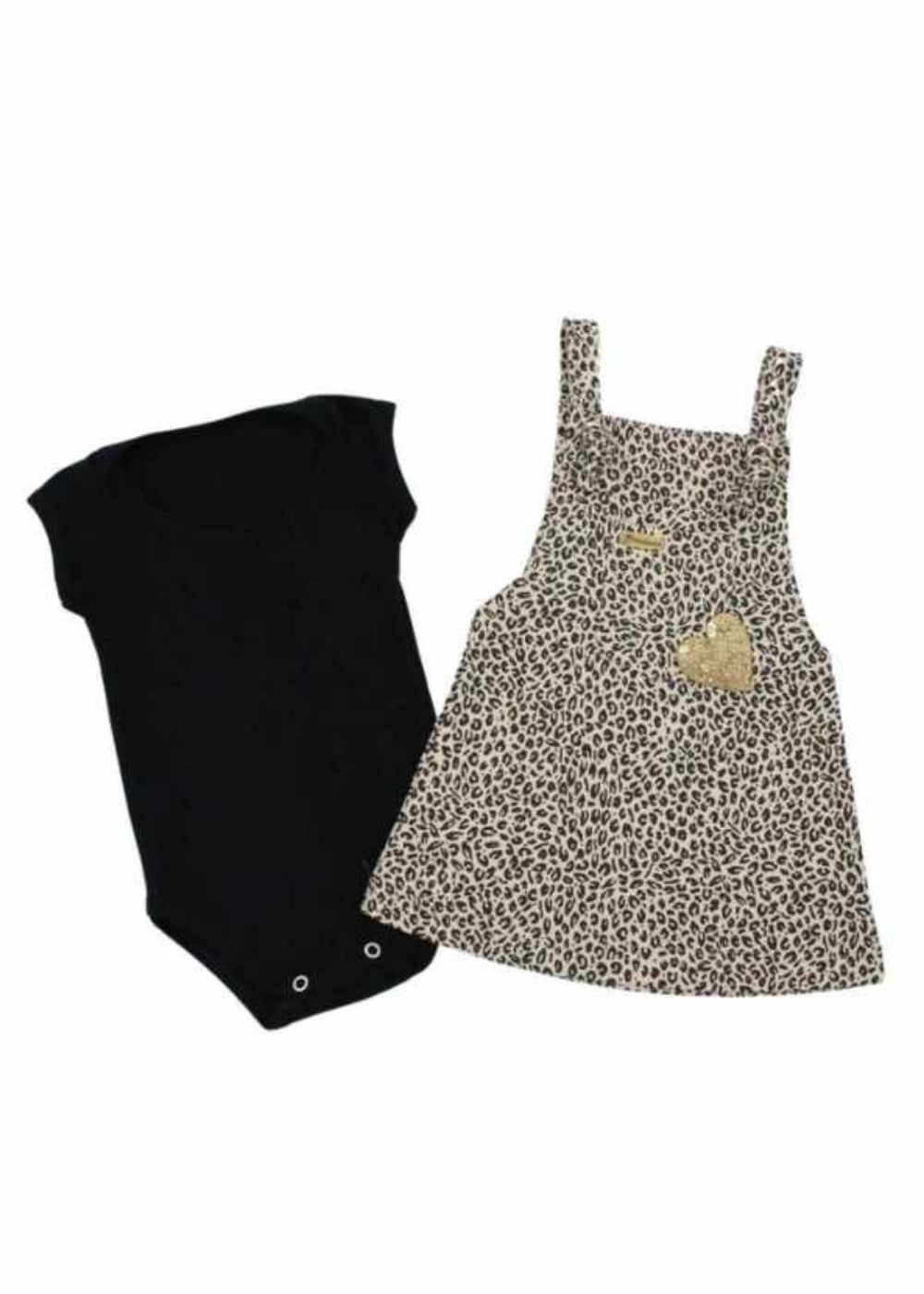 CONJUNTO INFANTIL FEMININO JARDINEIRA BEBE