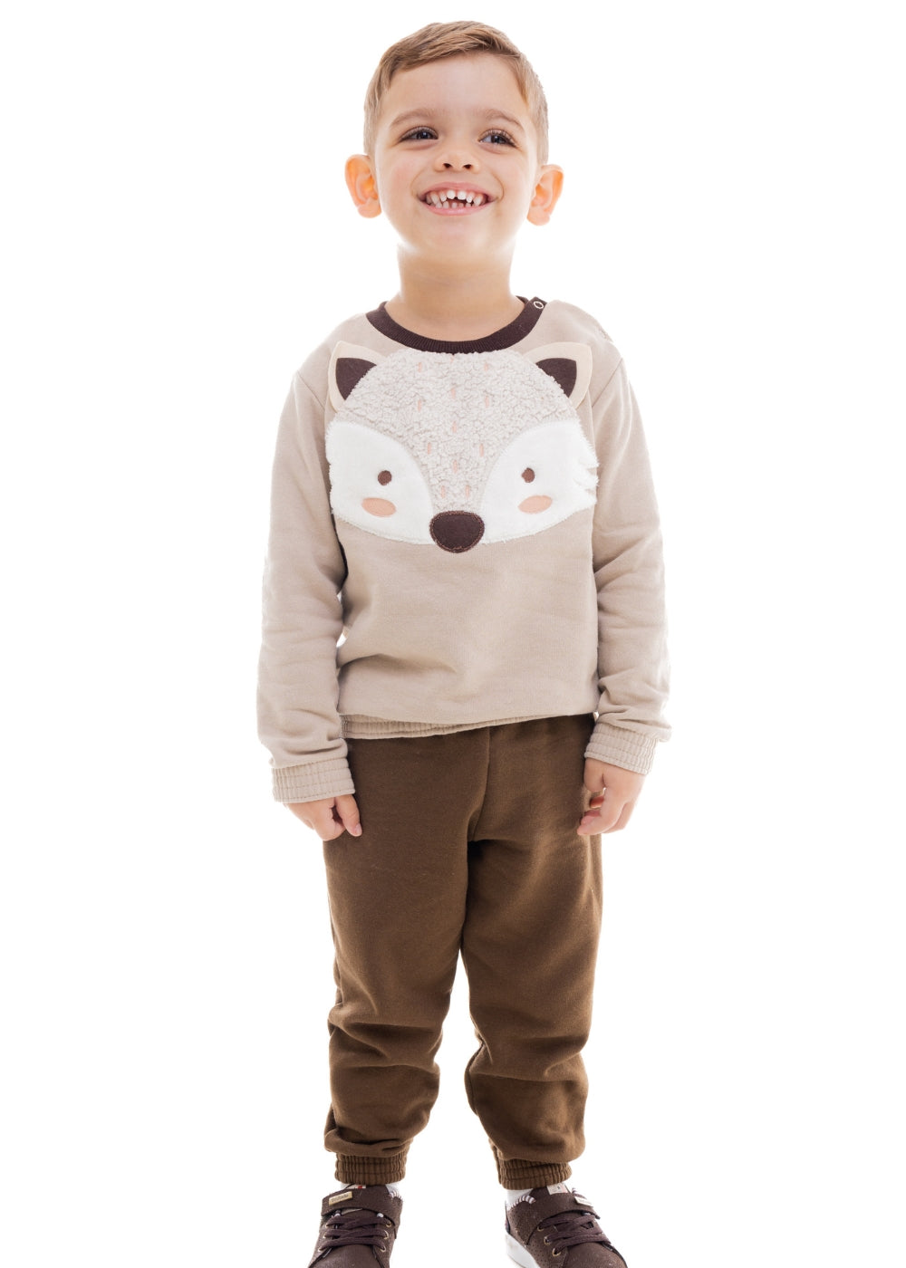 Conjunto Infantil Moletom Menino Inverno - novo