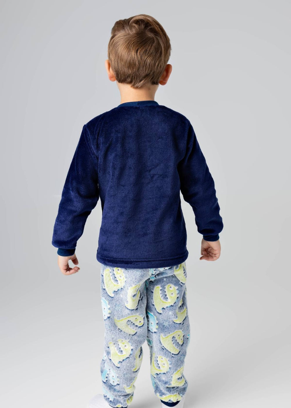 Pijama Infantil Menino Inverno Fleece Soft Longo - Novo