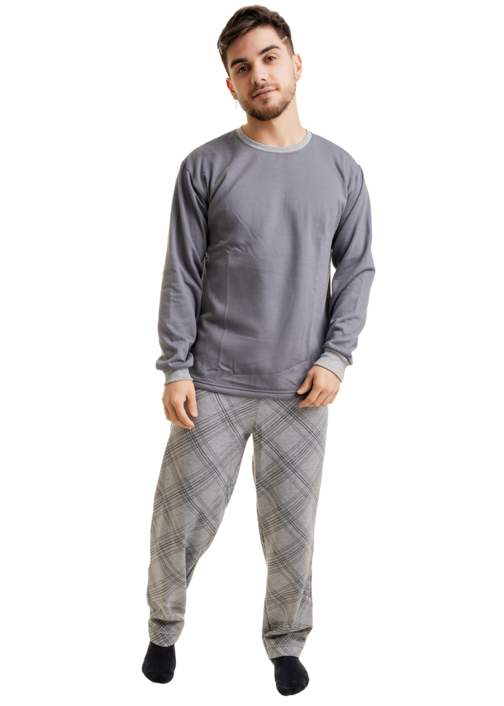 Pijama Inverno Moletom Flanelado