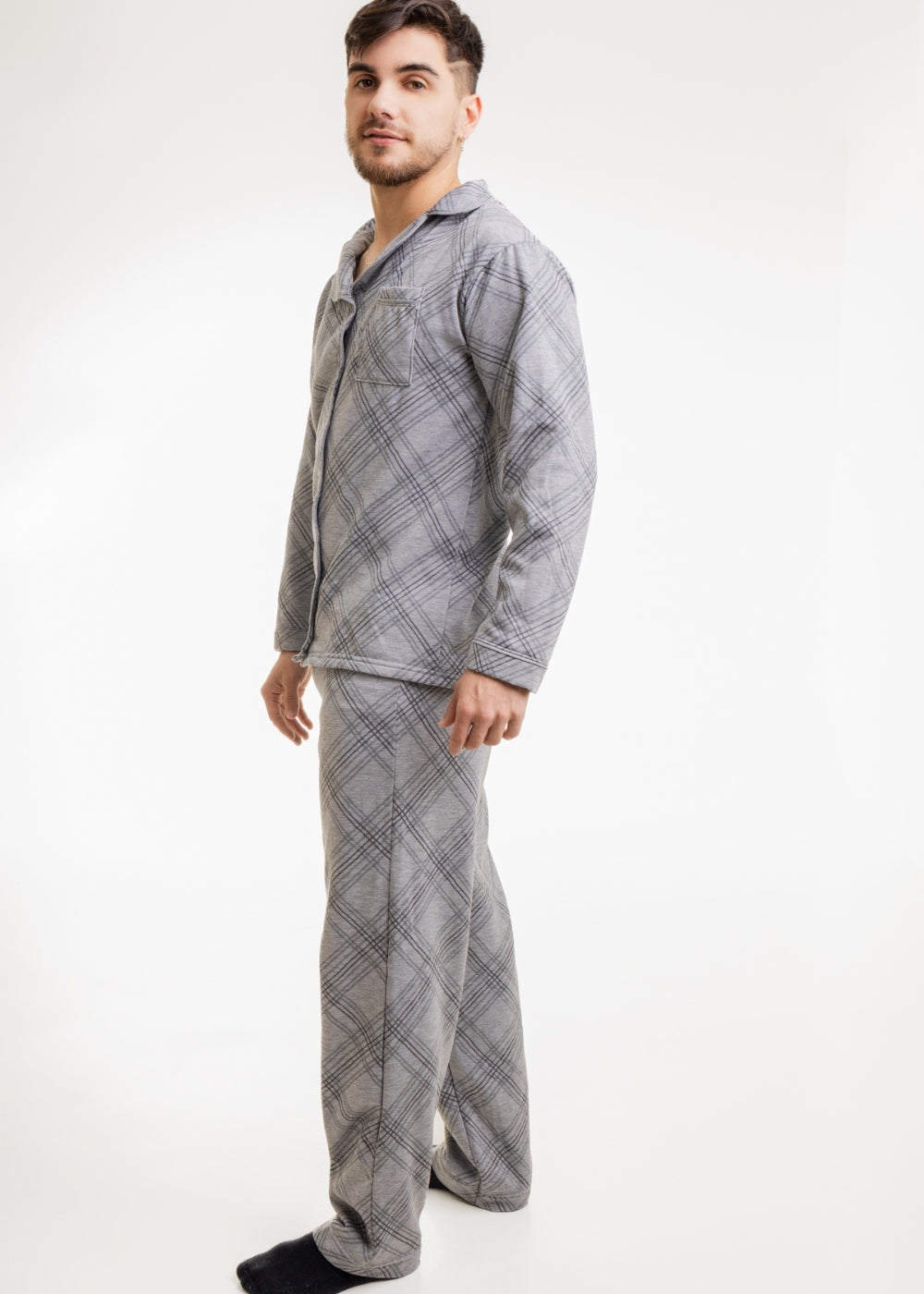 Pijama Inverno Moletom Flanelado