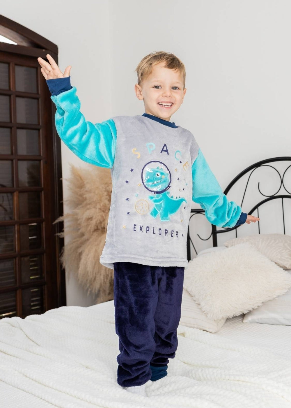Pijama Infantil Menino Inverno Fleece Soft Longo - Novo