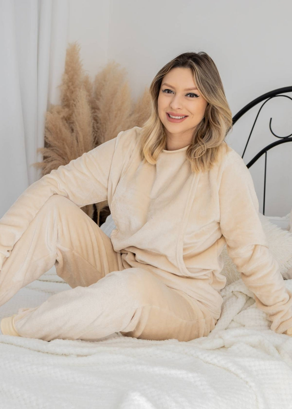 PIJAMA FEMININO ADULTO AMAMENTAÇÃO FLEECE