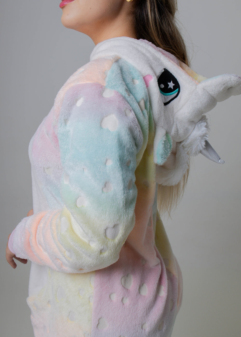 Macacão Pijama Kigurumi Adulto Feminino Fleece Soft Plush